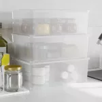 Plastikinės daiktadėžės, 3vnt., 10l, sukraunamos