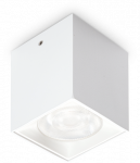 Lubinis &scaron;viestuvas Ideal Lux 5W LED pavir&scaron;inis &scaron;viestuvas DOT, baltas, 3000K, dimeriuojamas, 319797