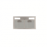 Gartraukis CATA | Hood | GT-PLUS 45 X/M | Canopy | Energy efficiency class C | Plotis 60 cm | 645 m&sup3;/h | Mechanical control | LED | Stainless Steel