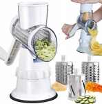 Daugiafunkcinė daržovių pjaustyklė - smulkintuvė, balta