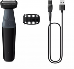 Philips | Plaukų kirpimo ma&scaron;inėlė kūnui | BG3017/01 | Belaidis | Drėgnas ir sausas | Ilgio žingsnių skaičius 1 | Juodas