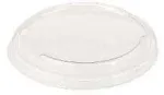 Multi Plastikinis dangtelis Deli &Oslash;121 mm apvalus &Oslash;121 mm PLA permatomiems puodeliams (18 pak. x 50 vnt./dėžutėje)