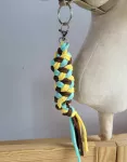Super Hobby Horse Pavadėlis hobi arkliukui, dvigubas, geltonas/mentolinis/rudas