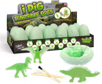 Magy Archeologijos kasinėjimo rinkinys dinozauro kiau&scaron;iniai &scaron;viečiantys tamsoje &ndash; 12 vnt.