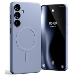 Mercury MagSafe Semi-Silikoninis Samsung Galaxy S24 Plus S926 dėklas telefonui levandų spalvos