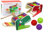 Lean Toys Edukacinis muzikinis žaislas Dinozauras