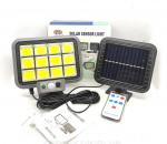 Led lauko &scaron;viestuvas su saulės elementu COB