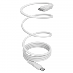 Puro Elektrik Puro Magnetic USB-C &ndash; USB-C 60 W USB 3.2 (20 Gbps) 1 m magnetinis kabelis &ndash; baltas