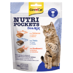 Maistas katėms : GIMBORN Nutri Pockets Sea Mix su la&scaron;i&scaron;a, upėtakiu, krevetėmis, 150gr