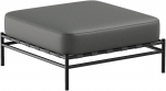 Sofa Sitsit Pufas modulis, Dandy, 78x78x37 cm, Tamsiai pilka spalva