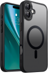 Dėklas Telforceone Eteri Matt Mag Apple iPhone 16 Plus 6.7" juoda spalva
