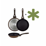 Brightsign keptuvė Natura O18cm indukcinė ruda su apsauga 24222110