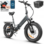 Elektrinis dviratis Samebike LOTDM200, 20", 750W, 13Ah, pilkas
