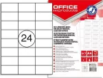 Office Products Etiketės Office Products A4 64,6x33,8 mm baltos (100)
