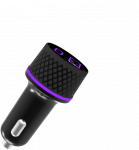 Oniverse automobilinis įkrovimo adapteris 60 W, 1,5 m &ndash; juodas