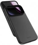 &bdquo;Epico Leather Pro Mag+&ldquo; dėklas, skirtas &bdquo;iPhone 17 Pro&ldquo;, suderinamas su &bdquo;Qi2&ldquo; ir &bdquo;MagSafe&ldquo;, juodas