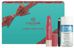 Collistar SET TWIST BALMY GLOSS - ROSE 216 + MINI PROFESSIONAL EYE PENCIL 0.8 G + TWO-PHASE EYE-LIP MAKE-UP REMOVER SOLUTION 35 ML