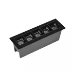 11W LED įleidžiamas &scaron;viestuvas, juodos sp., 3000K, S086-B