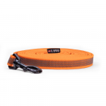 WalkFit - Neslystantis pavadėlis sekimui be rankenos - Oranžinis - 5m x 2cm