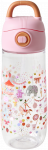 Rice - plastikinis vaiki&scaron;kas gertuvės buteliukas su linksmybių mugės paveikslu - Rožinė - 550 ml