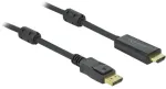 DeLOCK pasyvus DisplayPort 1.2 į HDMI kabelis 4K 30 Hz 7 m, 7 m, HDMI Type A (standartinis), DisplayPort, ki&scaron;tukas, ki&scaron;tukas, tiesus