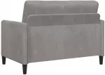 Sofa Sofos komplektas su saugojimu 2 vnt. &Scaron;viesiai pilka Poliesteris