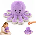 Lean Toys Pliu&scaron;inis a&scaron;tuonkojis su tampriais čiuptuvais, violetinis, 30 x 20 x 20 cm