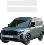 GrizzGlass Bespalvė techninė danga HeavyDuty Clear priekinėms slenkstinėms dalims be įdubos, skirta Ford Transit Courier (2024-2026) [2in1] (GRZ21905)