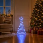 LED eglutės formos &scaron;viečiantis ženklas LOVIISA 100 LED Mėlyna