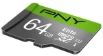 Pny Technologies PNY Elite, 64 GB, Micro SDXC, 10 klasė, UHS-I, 100 MB/s, 1 klasė (U1)