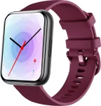 I&scaron;manusis laikrodis Bemi Bemi SmartWatch Exo Juodas + Dirželis Silikonowy Raudona / Raudona Wino