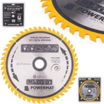 Powermat Deimantinė diskinė plytelė medienai 255x30 48z TDD-255x30x48Z