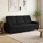 Sofa Juoda 214 x 90 x 95 cm Audinys