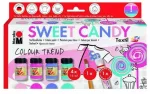 Rinkinys dažų audiniams Marabu Textil Sweet Candy, 4x15ml