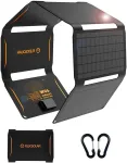 FlexSolar sulankstomas saulės įkroviklis 40 W USB-C PD, USB-A QC 3.0, IP67 E40