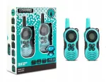 KIDS 2x Vaiki&scaron;ka radijo ry&scaron;io stotelė Walkie Talkie rinkinys, ry&scaron;io atstumas 1 km / Vk00006 (SB12385)