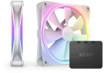 NZXT F serijos F140 RGB DUO dviejų vienetų au&scaron;intuvų rinkinys, baltas (RF-D14DF-W1) (RFD14DFW1)