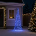 LED spiralinė Kalėdų eglutė su smaigu EKENAS 180 cm 220 LED