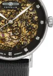 Zeppelin 7461 moteri&scaron;kas laikrodis princess of the sky skeleton automatic su odiniu dirželiu