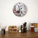 Sieninis laikrodis vintage stiliumi Marilyn Monroe, 30 cm