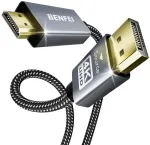 Displayport į Hdmi kabelis 4.5m, pintas, aliuminio korpusas