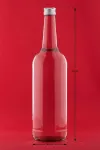 6 x 1000 ml stiklinis butelis 1 litras l tiesiakakliai buteliai sulčių buteliai tu&scaron;ti su užsukamu dangteliu 100 cl likerio / &scaron;napso / acto / aliejaus buteliai slkfactory