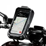 Vandeniui atsparus dviračio motociklo telefono laikiklis paspirtukui, reguliuojamas