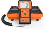 Elitech 100kg &scaron;altne&scaron;io svarstyklės - didelis tikslumas &plusmn;0,05%, ne&scaron;iojamos įkrovimo svarstyklės su keliais vienetais, tinkamos &Scaron;vok, &scaron;ilumos siurbliams ir automobilių oro kondicionieriams