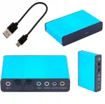 Aptel i&scaron;orinė garso plok&scaron;tė usb 7.1 3d spdif mini jack 3.5mm ak103e