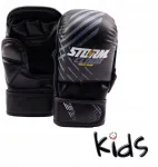 Stormcloud Mma pir&scaron;tinės vaikams Lynx, juodos/pilkos, Junior L
