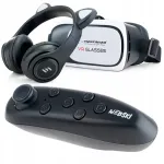 Esperanza Vr akiniai 360 laipsnių 3d žaidimų rinkinys su bluetooth pilotu ir ausinėmis