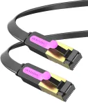 Vention Cat7 ethernet kabelis, rj45 kabelis, plok&scaron;čias gigabitinis lan tinklo pataisos laidas 10 gbps, skirtas jungikliui/mar&scaron;rutizatoriui/modemui/pataisų skydui/prieigos ta&scaron;kui/pataisų laukams ir t. t. (0.5 m)