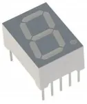 Led ekranas 0,56" 1 skaitmuo raudonas - 2 vnt.
