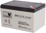 Akumuliatorius Baterija Agm Vrla Mw Power Mws Mws12-12 12v 12ah Mws12 Alarm Ups